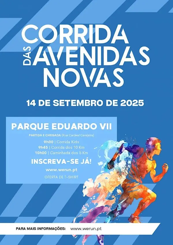 Corrida das Avenidas Novas 2025