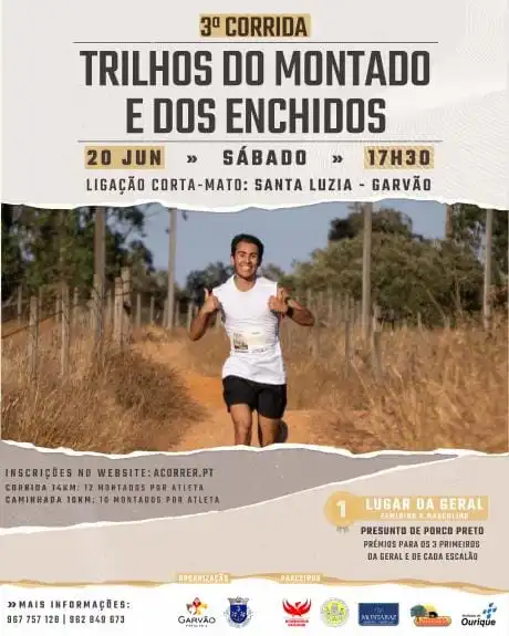 Corrida “Trilhos do Montado e dos Enchidos” 2026