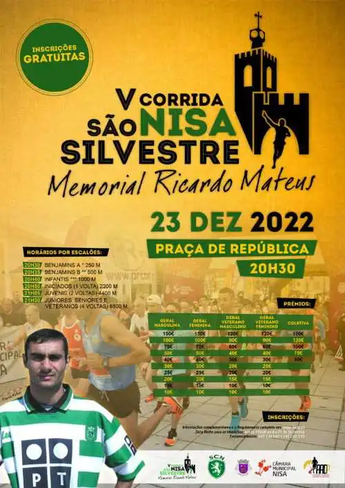 5.° Corrida São Silvestre de Nisa – Memorial Ricardo Mateus 2022