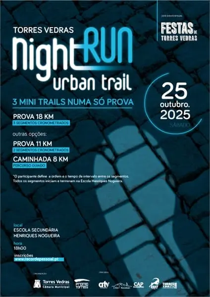 Torres Vedras Night Run Urban Trail 2025