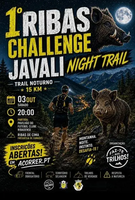 1º Ribas Challenge – Javali Night Trail 2026