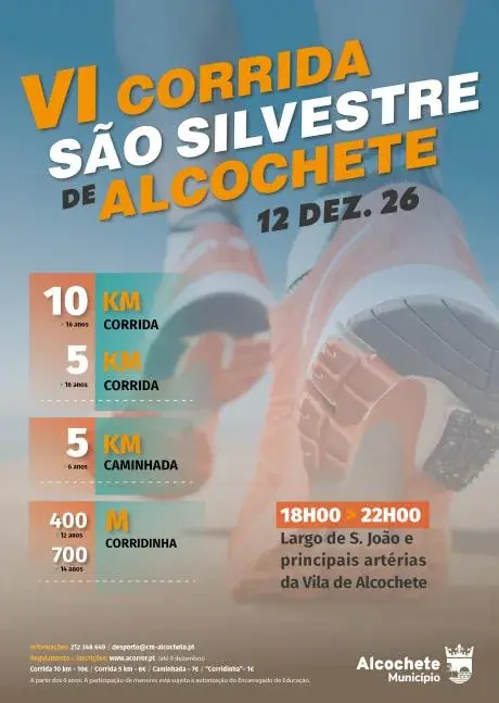 VI Corrida São Silvestre de Alcochete 2026