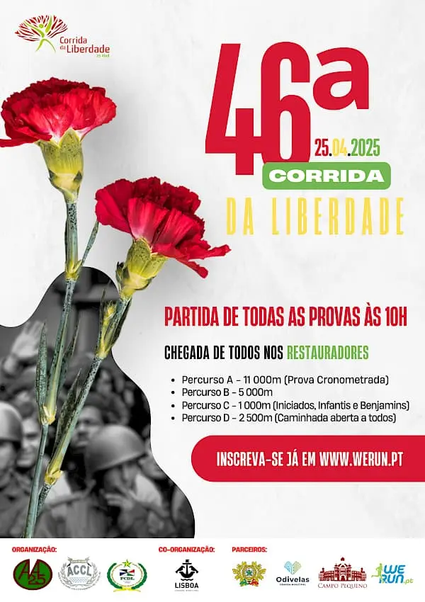 Corrida da Liberdade Lisboa 2025