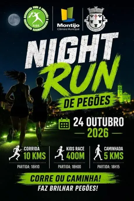 1ª Night Run Pegões 2026