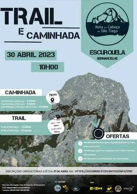 Trail E Caminhada “Rota Do Cabeço De Santiago” 2023