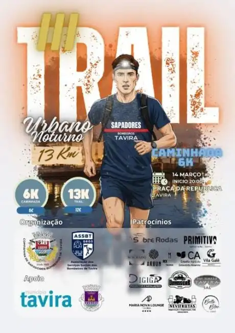 Trail Urbano Bombeiros de Tavira 2026
