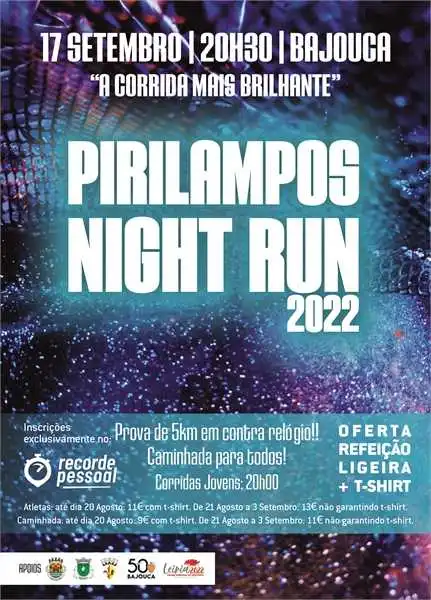 7ª Edição Pirilampos Night Run Bajouca 2022