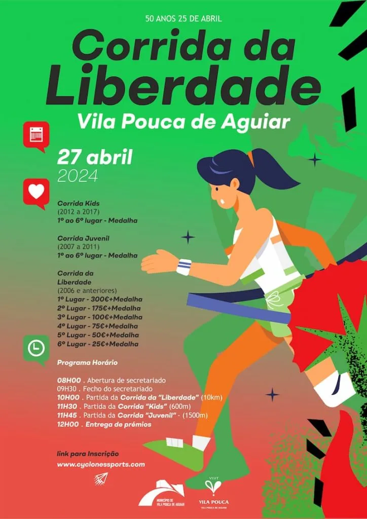 Corrida da Liberdade Vila Pouca de Aguiar 2024