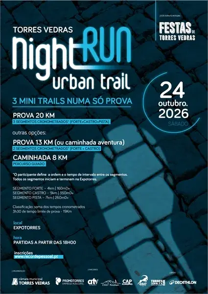 6º Torres Vedras Night Run Urban Trail 2026