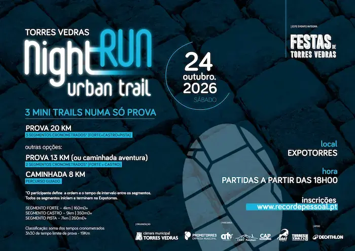 Torres Vedras Night Run Urban Trail 2026