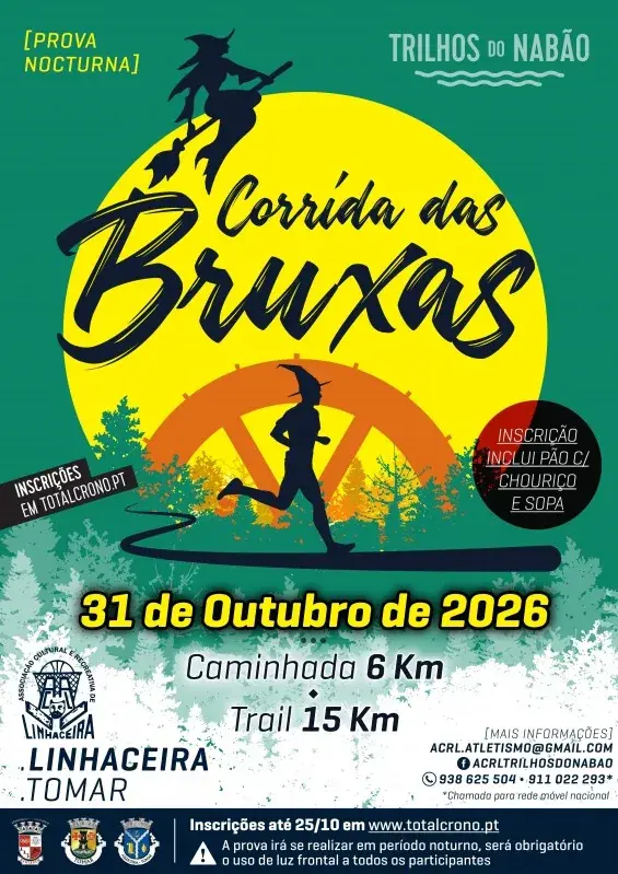 Trilhos do Nabão – Corrida das Bruxas 2026