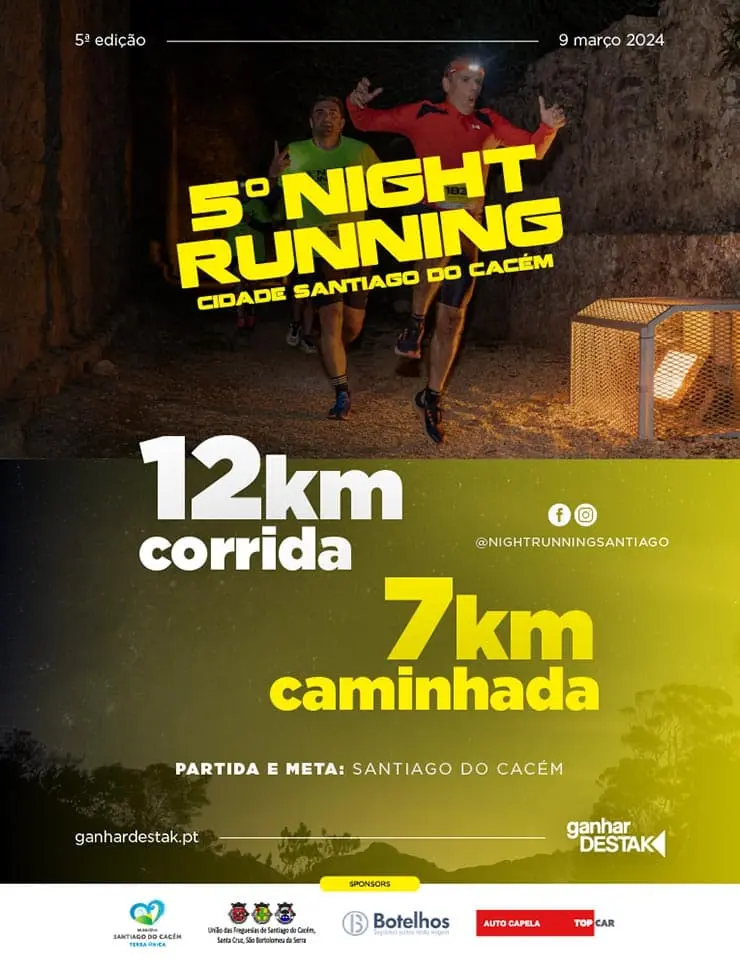 Night Running Cidade Santiago do Cacém 2024