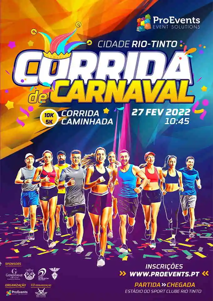 Corrida do Carnaval Cidade de Rio Tinto 2022