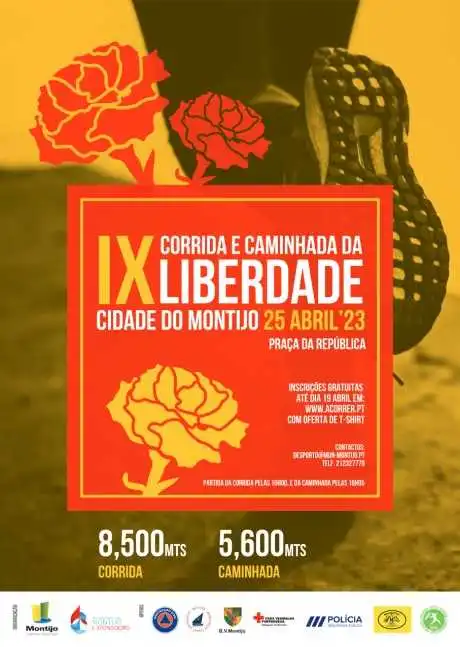 Vii Corrida E Caminhada Da Liberdade Cidade Do Montijo 2023
