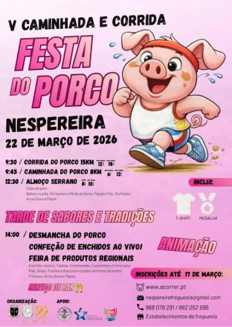 Corrida e Caminhada Festa do Porco 2026