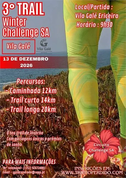 Trail Winter Challenge S.A. – Vila Galé 2026