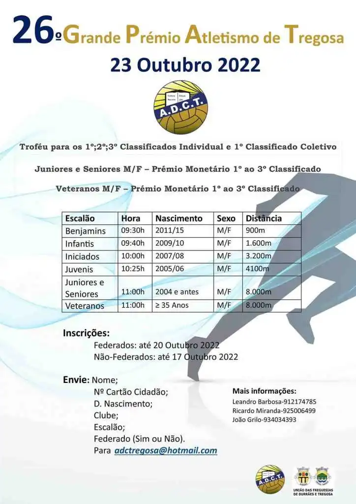 26° Grande Prémio Atletismo de Tregosa 2022