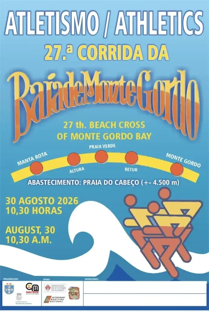 Corrida da Baía de Monte Gordo 2026