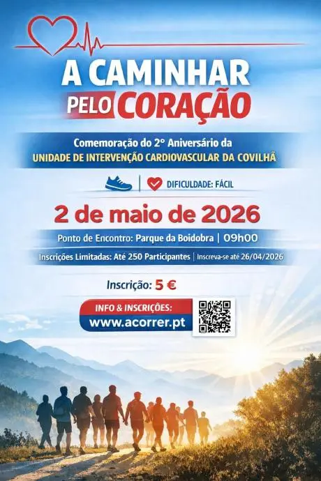 Caminhada / Corrida do Coração – UIC Covilhã 2026