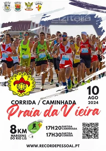 Corrida e Caminhada da Praia da Vieira 2024