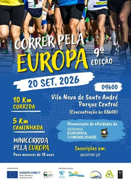 Correr pela Europa – 9ª Edição 2026