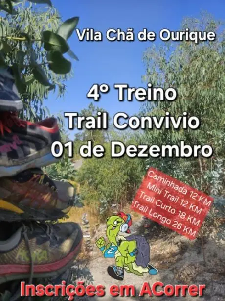 Treino Trail Convívio Trilho dos Cágados 2025