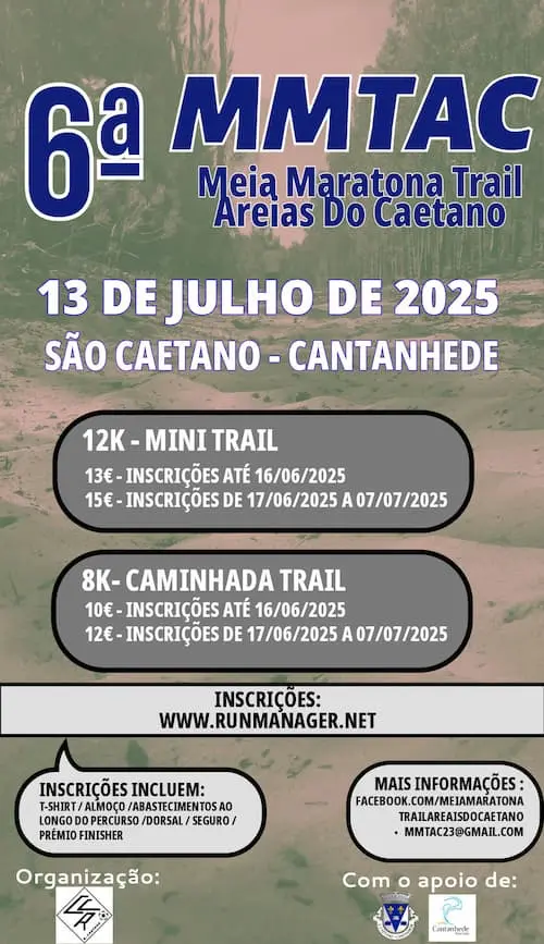 Mmtac – Meia Maratona Trail Areias do Caetano 2025