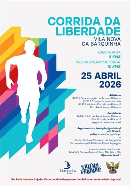 Corrida da Liberdade Vila Nova da Barquinha 2026