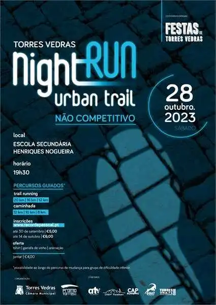 Torres Vedras Night Run Urban Trail 2023