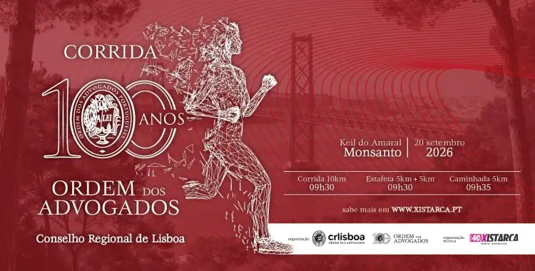 Corrida 100 anos Ordem dos Advogados 2026