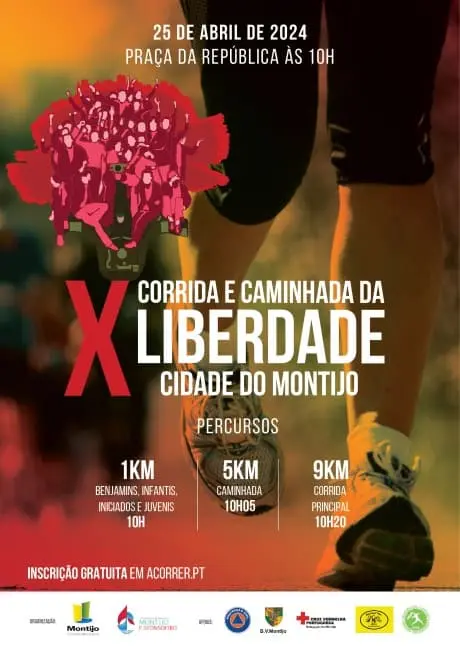 Corrida e Caminhada da Liberdade Montijo 2024