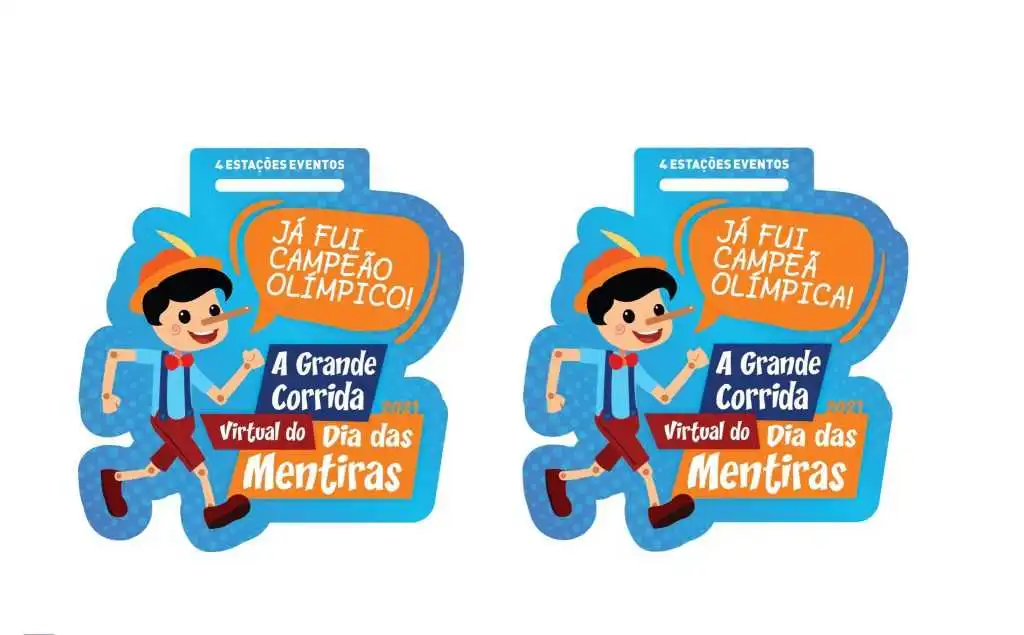 A Grande Corrida Virtual Dia das Mentiras