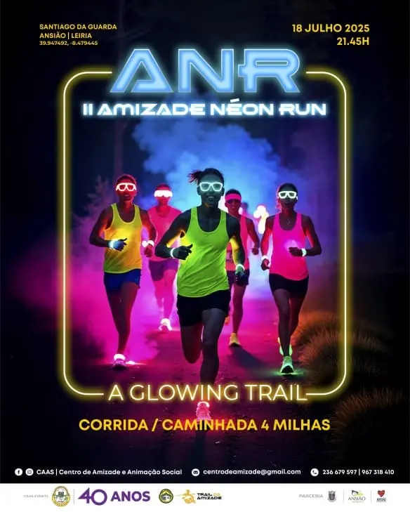 Amizade Néon Run 2025