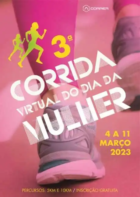3ª Corrida Virtual do Dia da Mulher 2023