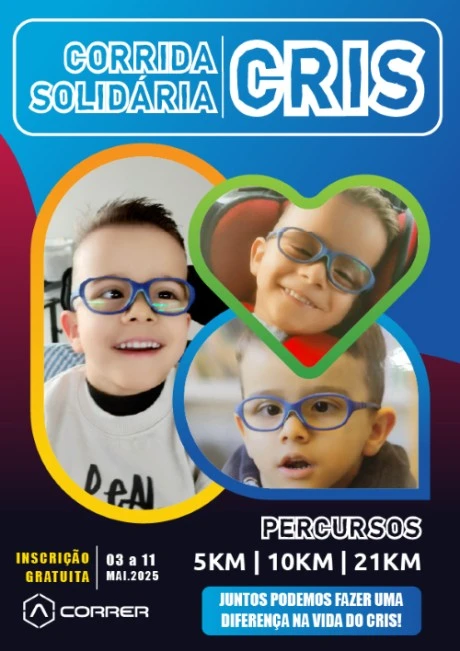 Corrida Solidária Virtual Cris 2025