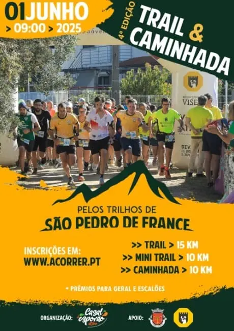 Trail & Caminhada “Pelos Trilhos de São Pedro de France” 2025