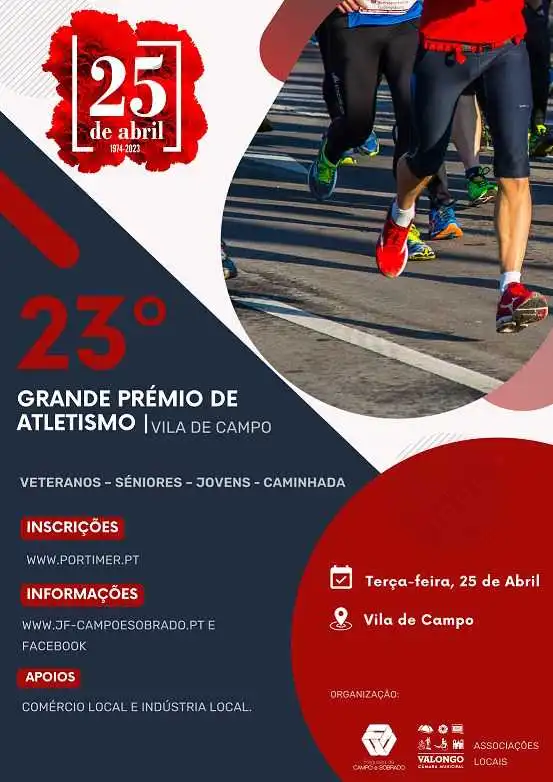 23º Grande Prémio De Atletismo Da Vila De Campo 2023
