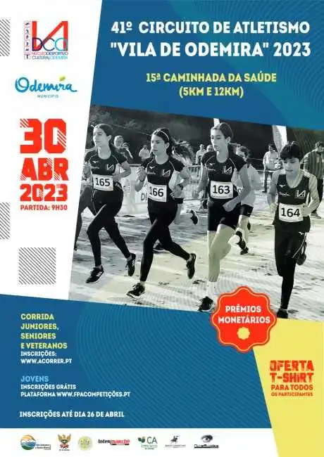 41ª Edição do Circuito de Atletismo “Vila de Odemira” 2023