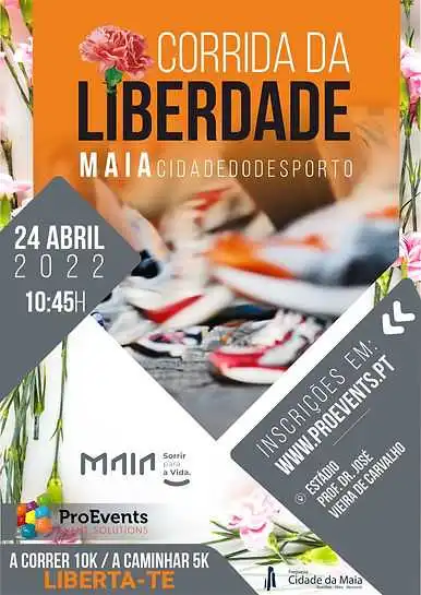 Corrida da Liberdade Cidade da Maia 2022