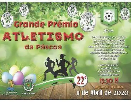 22ª edição do Grande Prémio de Atletismo da Pascoa 2020