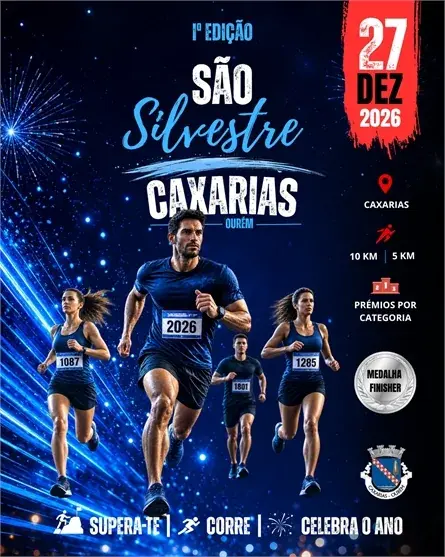 1ª Corrida São Silvestre de Caxarias 2026