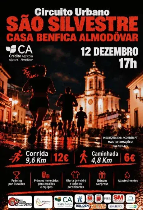 São Silvestre Casa Benfica Almodôvar 2026
