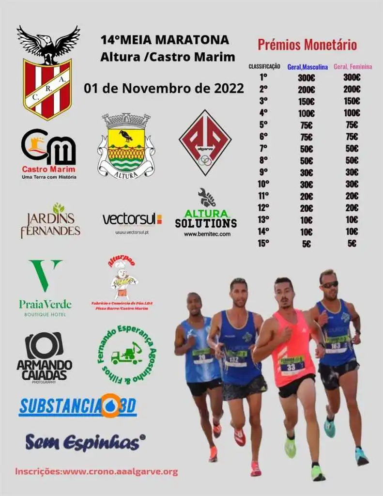 14ª Meia Maratona do Concelho de Castro Marim 2022