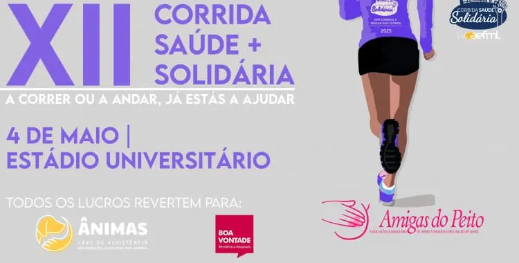Corrida Saúde + Solidária 2025