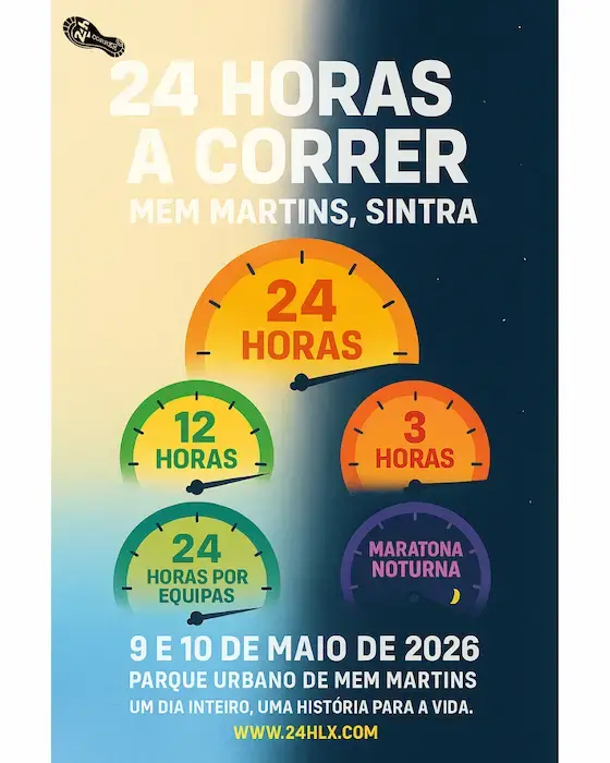 24 Horas a Correr Mem Martins – Sintra 2026