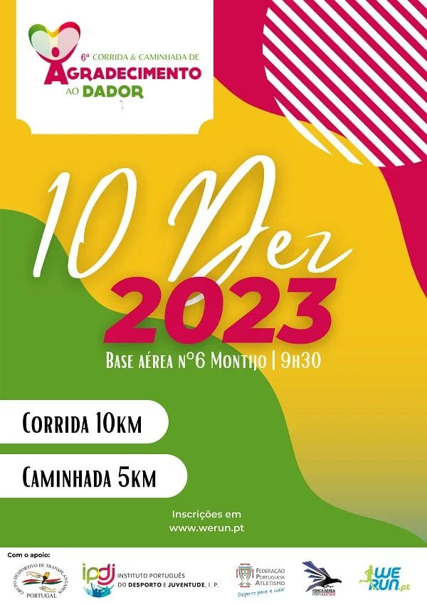 Corrida e Caminhada de Agradecimento do Dador 2023