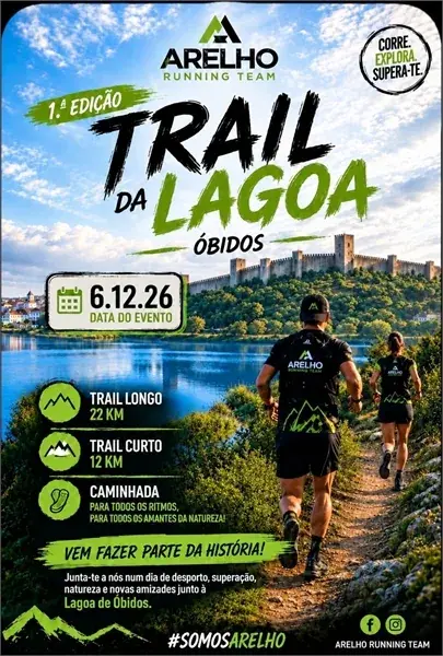 1º Trail Trilhos da Lagoa de Obidos 2026