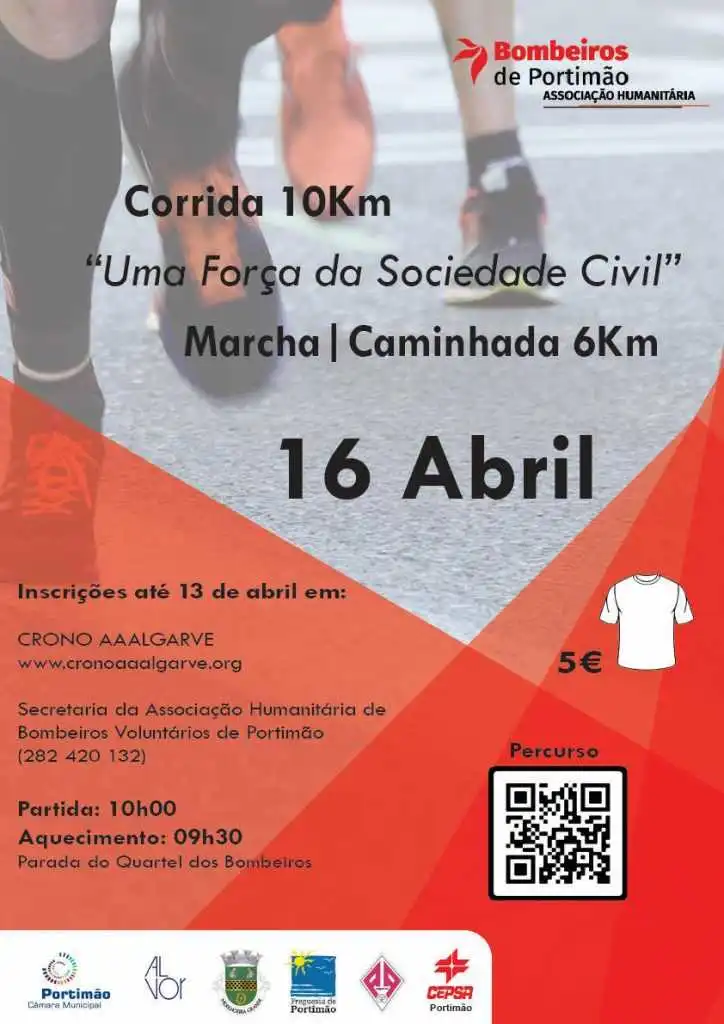 Vii Caminhada/Corrida Solidária Bombeiros De Portimão 2023