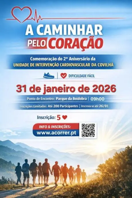 Caminhada / Corrida do Coração – UIC Covilhã 2026