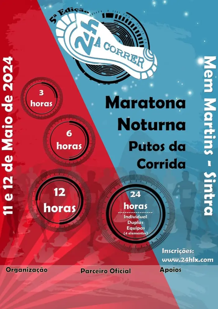 24 Horas a Correr Mem Martins – Sintra 2024